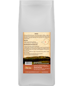 Caf Premium Suave, Regio da Serra da Canastra, Altitude mdia de 1.100 metros, Gros de cafs selecionados, Com favas gradas,  Livre de impurezas, gros podres, verdes e ardidos, Bebida Mole, pontuao 84 mais, 100 por centro Arbica, Torra Clara, sabor suave e adocicado, leve acidez ctrica, corpo delicado e agradvel, Embalagens de 500 gramas.